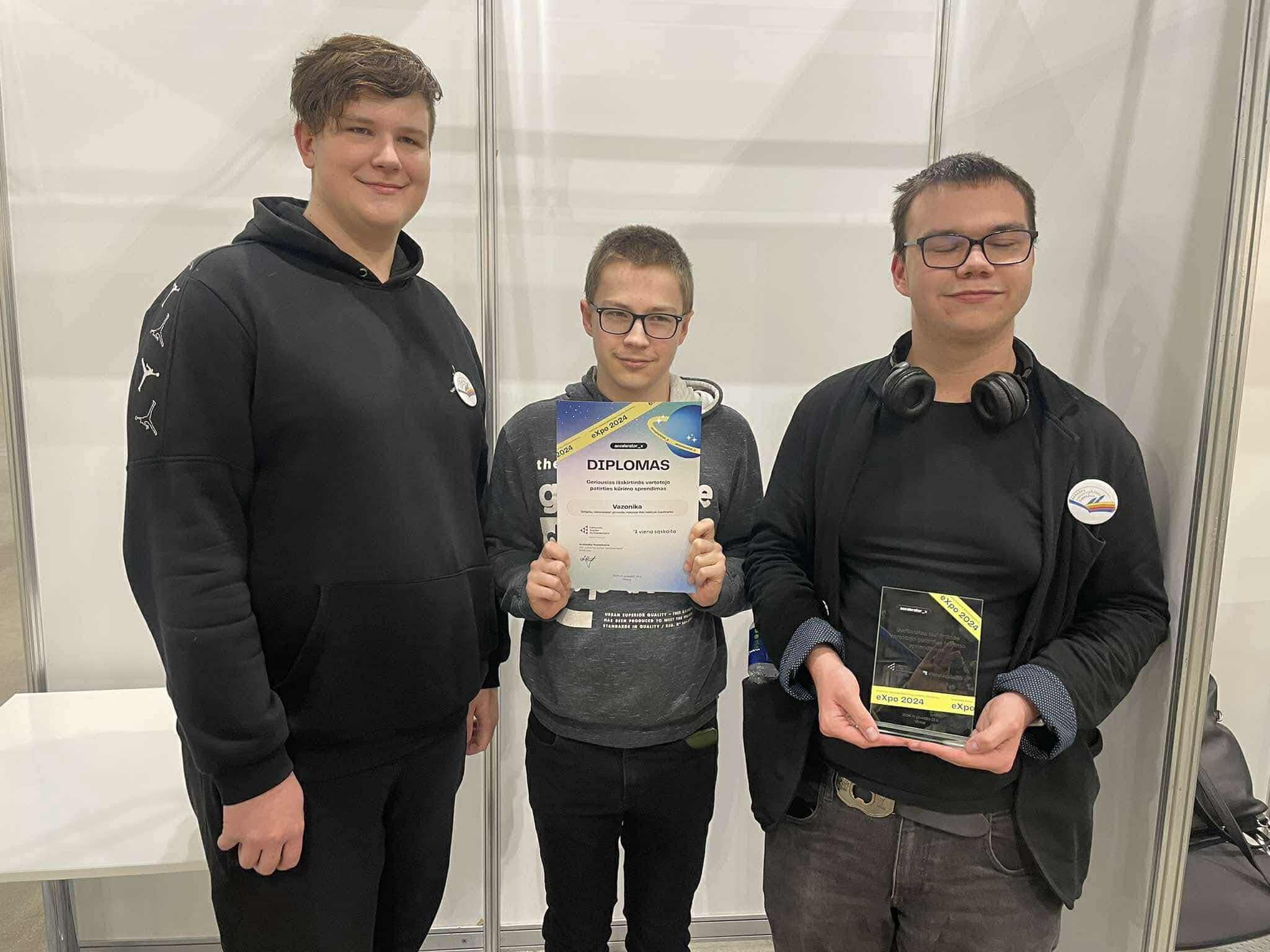 Nuotrauka iš laimėjimo.